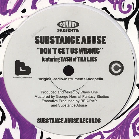 Substance Abuse - Don't Get Us Wrong Feat. Tash of Tha Alkaholiks
