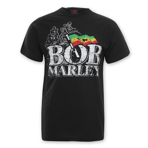 Bob Marley - Distressed Logo T-Shirt