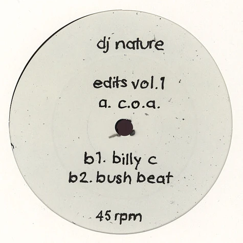 DJ Nature - Edits Volume 1