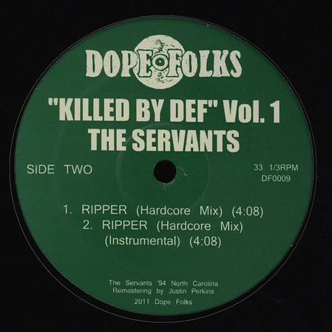 Paint It Black / The Servants - Killed By Def Volume 1