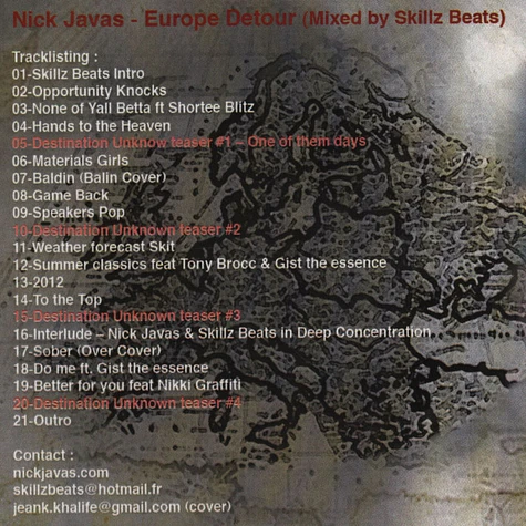 Nick Javas & Skillz Beats - European Detour