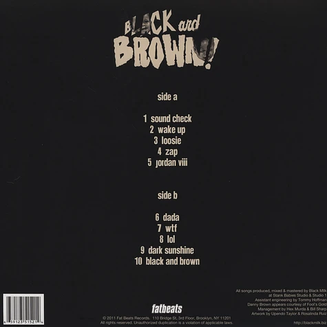 Black Milk & Danny Brown - Black & Brown!