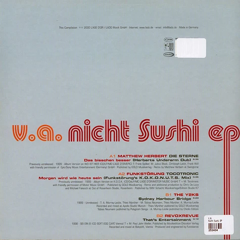 V.A. - Nicht Sushi EP