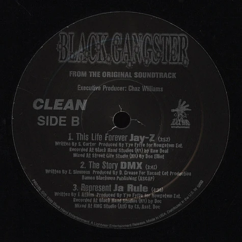 Jay-Z / DMX / Ja Rule - Black Gangster - From The Original Soundtrack