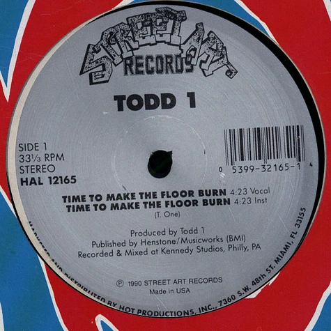 Todd 1 - Time To Make The Floor Burn