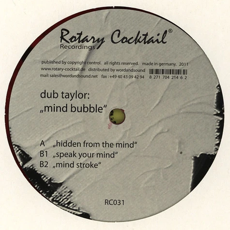 Dub Taylor - Mind Bubble