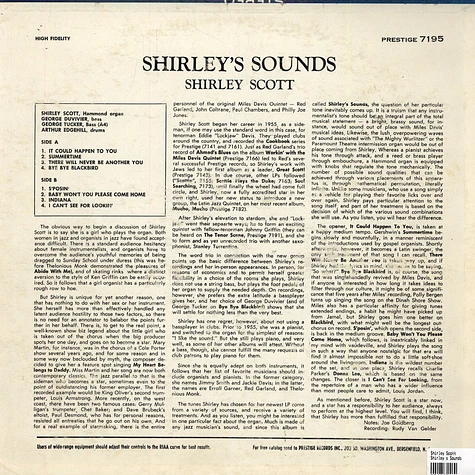 Shirley Scott - Shirley's Sounds