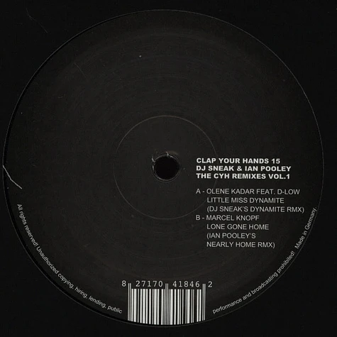 DJ Sneak & Ian Pooley - The Cyh Remixes Volume 1