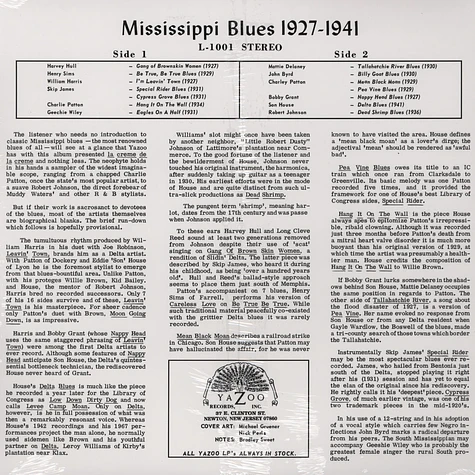 V.A. - Mississippi Blues 1927 - 1941