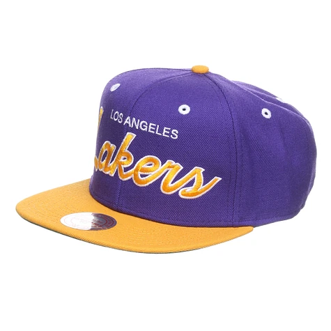 Mitchell & Ness - Los Angeles Lakers NBA 2T Script Snapback Cap