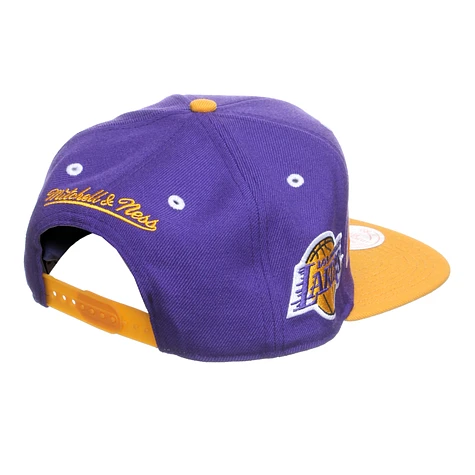 Mitchell & Ness - Los Angeles Lakers NBA 2T Script Snapback Cap