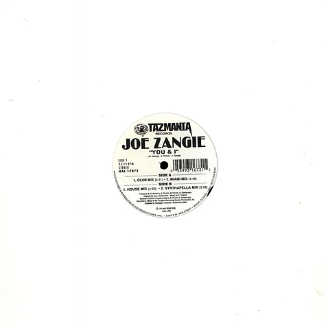 Joe Zangie - You & I