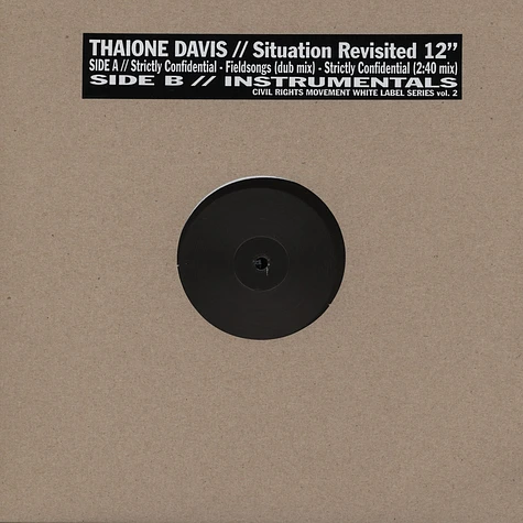 Thaione Davis - Situation revisisted