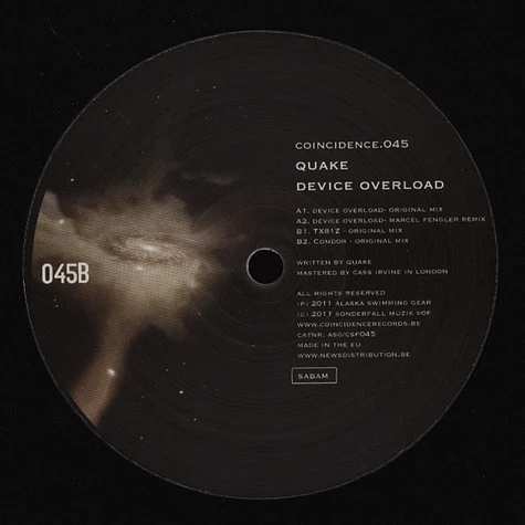 Quake - Device Overload Marcel Fengler Remix