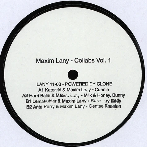 Maxim Lany - Collabs Vol. 1 EP