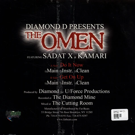 Diamond D, Sadat X & Kamari are The Omen - Do it now