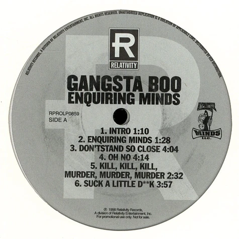 Gangsta Boo - Enquiring Minds