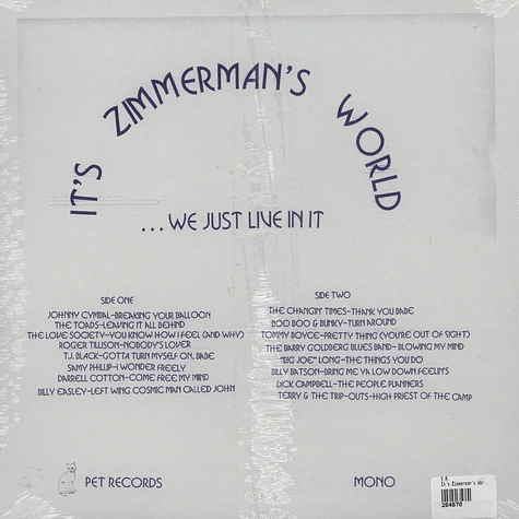 V.A. - It's Zimmerman's World… We Just Live In It