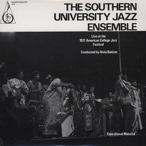 The Southern University Jazz Ensemble - Live At The 1971 College Jazz Festival