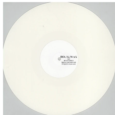 Rio Padice - Moon Phases EP White Vinyl Edition