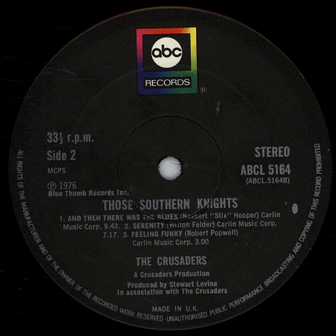 The Crusaders - Those Southern Knights