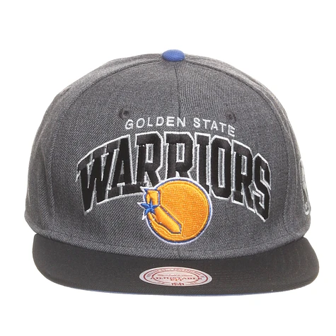 Mitchell & Ness - Golden State Warriors NBA Arch W/Logo G2 Snapback Cap