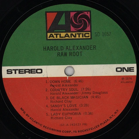 Harold Alexander - Raw Root