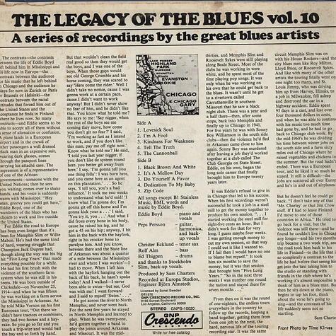 Eddie Boyd - Legacy Of The Blues Vol. 10