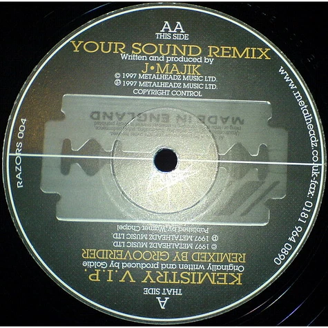 Goldie / J Majik - Kemistry (V.I.P.) / Your Sound (Remix)