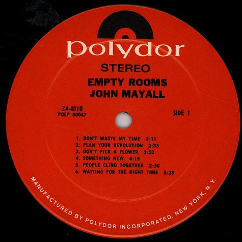 John Mayall - Empty Rooms
