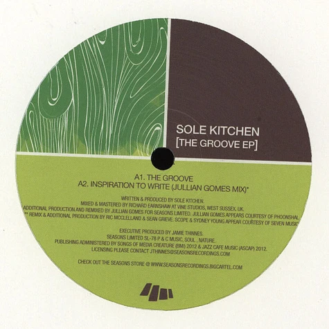 Sole Kitchen - The Groove EP