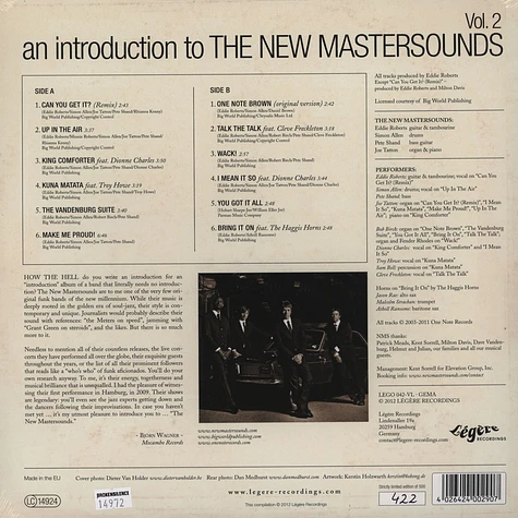 The New Mastersounds - An Introduction To The New Mastersounds Volume 2