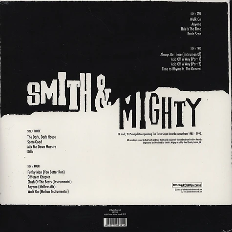 Smith & Mighty - The Three Stripe Collection 1985 - 1990