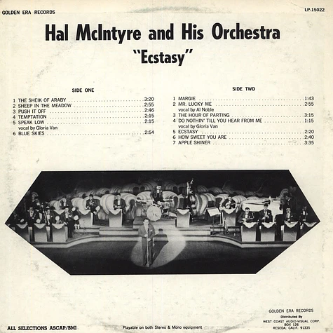 Hal McIntyre and his Orchestra - Ecstasy