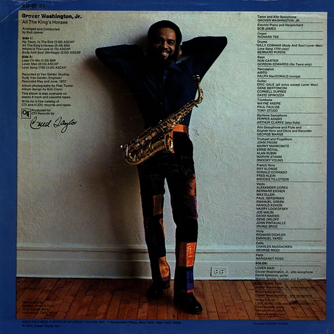 Grover Washington, Jr. - All The King's Horses