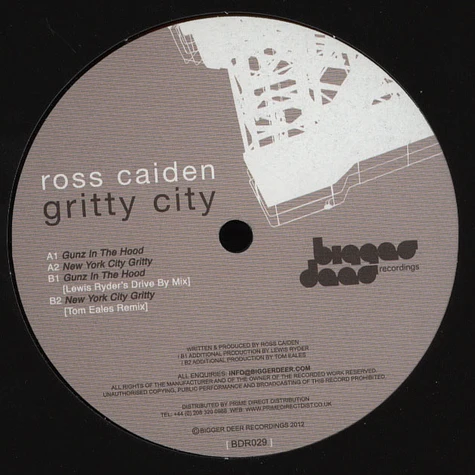Ross Caiden - Gritty City EP