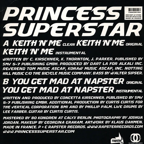Princess Superstar Featuring Kool Keith - Keith 'N' Me