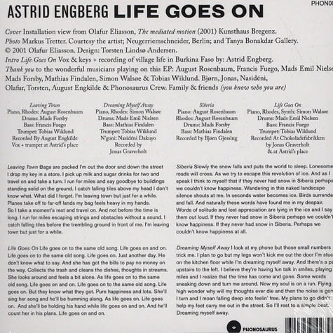 Astrid Engberg - Life Goes On EP