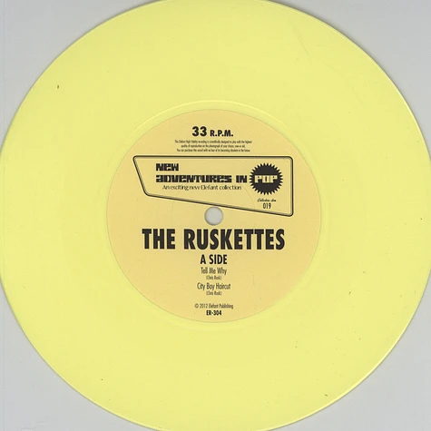 The Ruskettes - Tell Me Why