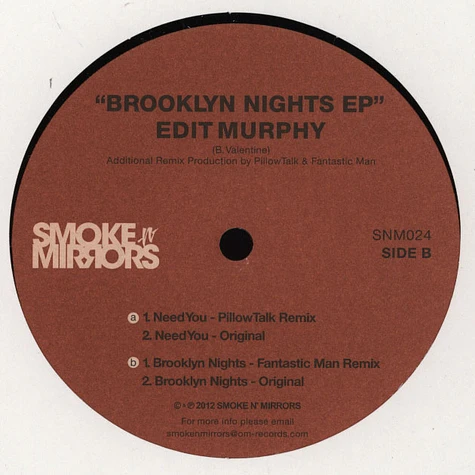 Edit Murphy - Brooklyn Nights EP