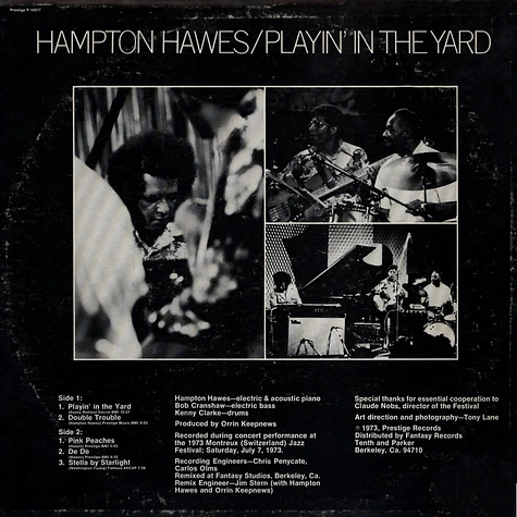 Hampton Hawes - Playin' In The Yard