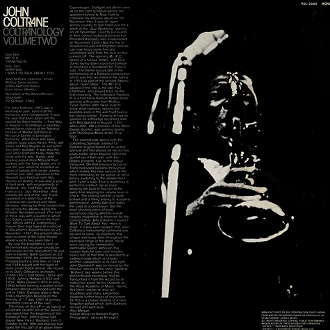 John Coltrane - Coltranology Volume 2