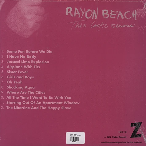 Rayon Beach - This Looks Serious