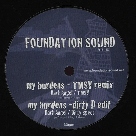 Foundation Sound - My Burdens EP
