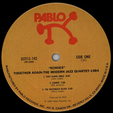 The Modern Jazz Quartet - Echoes