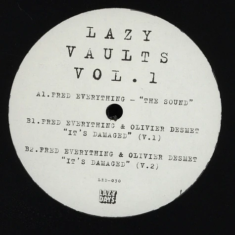 Fred Everything & Olivier Desmet - Lazy Vaults Volume 1