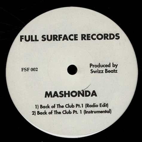 Mashonda - Back of da club