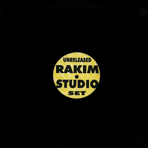 Rakim - Unreleased Rakim Studio Set