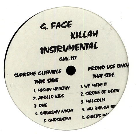 Ghostface Killah - Supreme Clientele (Instrumentals)