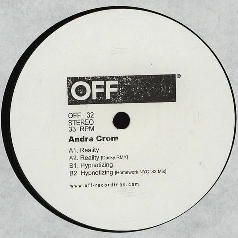Andre Crom - Reality EP